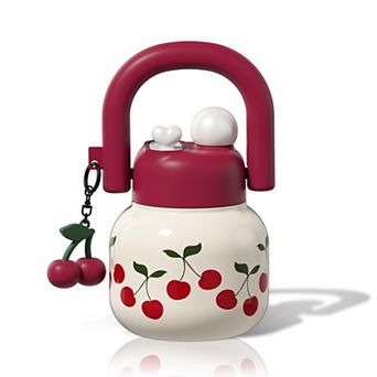 Tote Water Bottle With Straw Vacuum Insulated Stainless Steel Tumbler Travel Coffee Cup