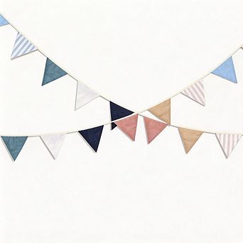 Boho Pennant Banner Flags