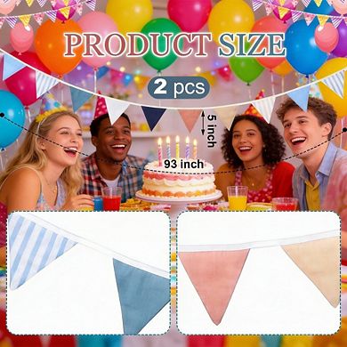 Boho Pennant Banner Flags