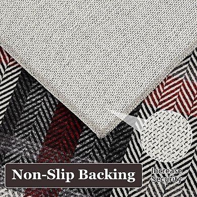 Washable Runners Rug for Hallways Non Slip Bath Mat Modern Soft Bedroom Rug