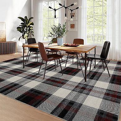 Washable Runners Rug for Hallways Non Slip Bath Mat Modern Soft Bedroom Rug
