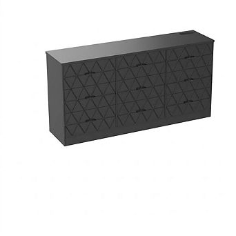 9-Drawer Dresser, 63'' Modern Wooden Storage Chest of Drawers