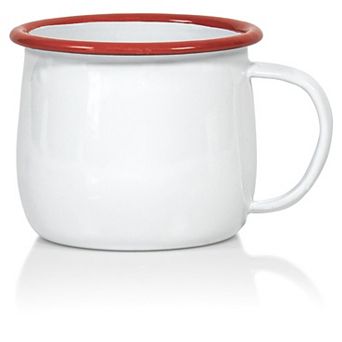 Enamelware Metal Camping Mugs with Handle— Mother's Day Gift
