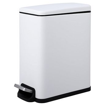 Stainless Steel Garbage Can with Removable Inner Bucket