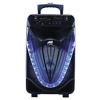 Naxa Portable 12 inch Bluetooth Party Speaker with Disco Light