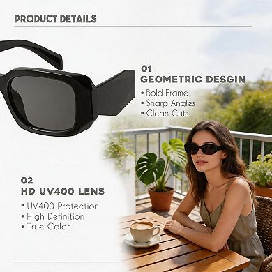 Kaelin Home Trendy Rectangle Sunglasses