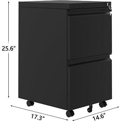 4 Adjustable Feet and Lock Tall Storage Cabinet with Doors and Adjustable 4 Shelves