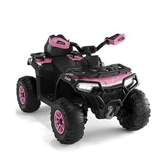 12V Kids Electric Ride, On ATV with Remote Control Dual 45W Motors, Suspension
