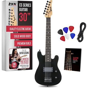 LyxPro CS 30” Beginner Electric Guitar Kit with Guitar, Amp Cable, 6 Picks & More