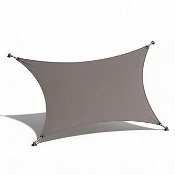 Heavy Duty UV Block Outdoor Sun Shade Sail Canopy, Waterproof HDPE Material