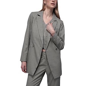 The Empower Zipper Double Breasted Blazer