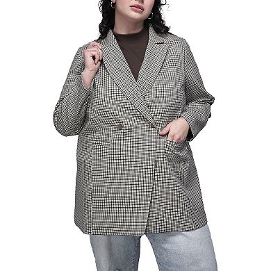 The Empower Zipper Double Breasted Blazer