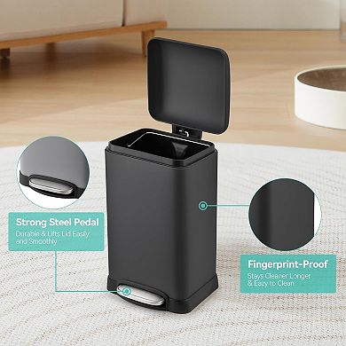 12 L Trash Can, Touchless Waste Bins Smart Sensor Garbage Cans