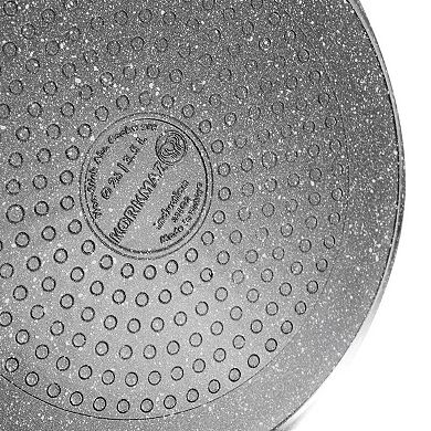 Korkmaz Ornella Aluminum 4L Non-Stick Low Casserole Dish with Lid