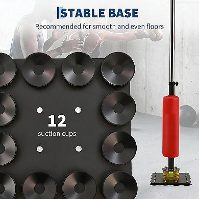 Adjustable Freestanding Boxing Bag with Durable PU Speed Ball, For Home Boxing Bounce Back Training