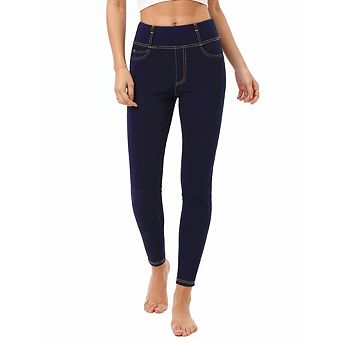 Women's Pull On Jeggings High Waist Stretchy Skinny Casual Pants
