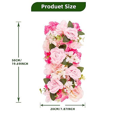Artificial Flower,Realistic Silk Floral Vines,Romantic Backdrop for Wedding Arch,Table, Party Decor