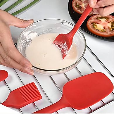 6-Piece Silicone Spatula Set, Food-Grade, Heat-Resistant, Multipurpose Kitchen Tools