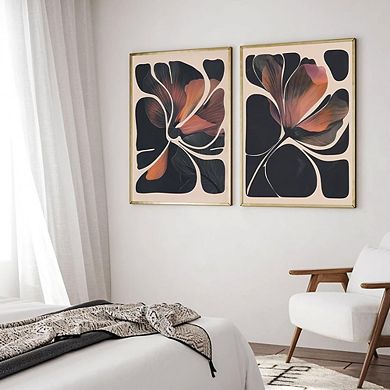 Abstract Botanical Floral Canvas Wall Art Modern Prints Home Decor