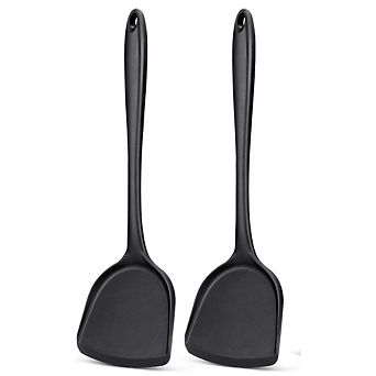 2 pc Silicone Wok Spatula Set Heat Resistant, Nonstick, Dishwasher Safe