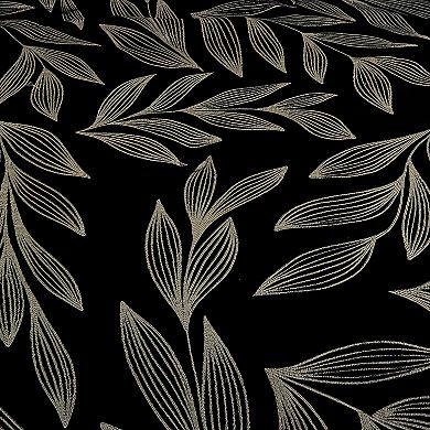 5-Piece Jacquard Comforter Set - Botanical Leaf Bedding Set