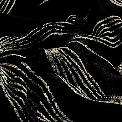 5-Piece Jacquard Comforter Set - Botanical Leaf Bedding Set
