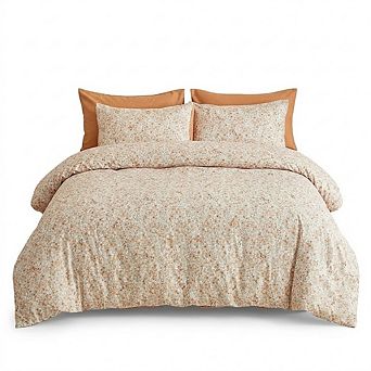 Floral Cottagecore Comforter Set, Soft Lightweight 3 pc Bedding