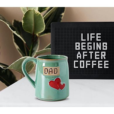 Mug Hand-engraved Double Hearts Gift— Mother's Day Gift