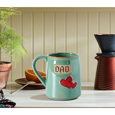Mug Hand-engraved Double Hearts Gift— Mother's Day Gift