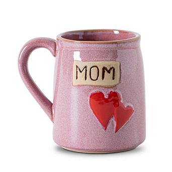 Mug Hand-engraved Double Hearts Gift— Mother's Day Gift