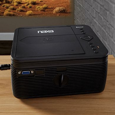 Naxa 150” Home Theater 720P LCD Projector with Built-In DVD Player