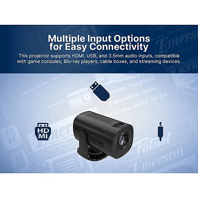 Emerson 120" Home Theater LCD Projector