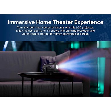 Emerson 120" Home Theater LCD Projector