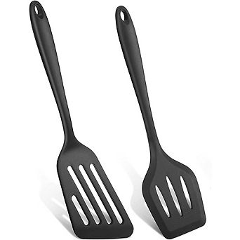 2 pc Silicone Spatula Turner Set, Heat-Resistant, Nonstick Safe