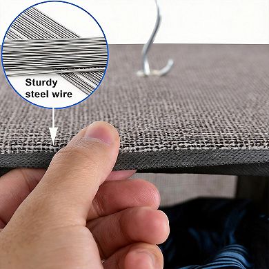 20 Compartment Hanging Shoe Organizer Heavy Duty Nonwoven Space Saving