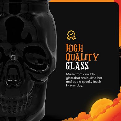 Dura Living™ Halloween Skull Mason Jars 16oz
