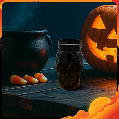 Dura Living™ Halloween Skull Mason Jars 16oz