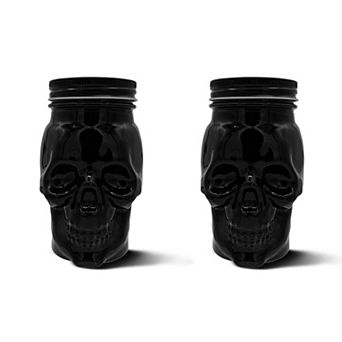 Dura Living™ Halloween Skull Mason Jars 16oz