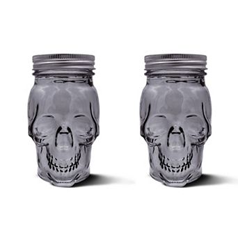 Dura Living™ Halloween Skull Mason Jars 16oz