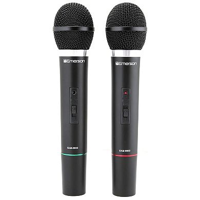 Emerson Professional Dual Microphone Kit with Wireless Transmitter