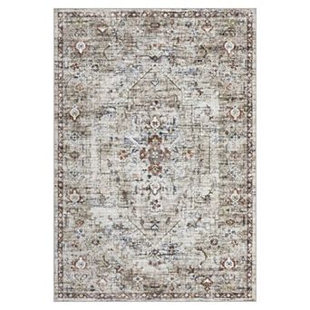 Polyester  Imitation Brown Rectangular Hallway Bathroom Entryway Kitchen Office Foldable