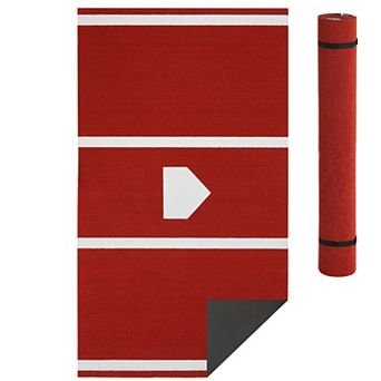 Pro Baseball/Softball Batting Mat Heavy Duty Anti-Fade Turf with White Home Plate Indoor/Outdoor