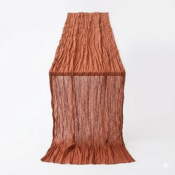 Cheesecloth Table Runner, Boho Gauze Fabric, Rustic Decor for Weddings & Parties