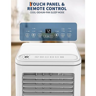 8,000 BTU Portable Air Conditioners, Quiet Portable Cooling AC Unit Up to 350 Sq.Ft