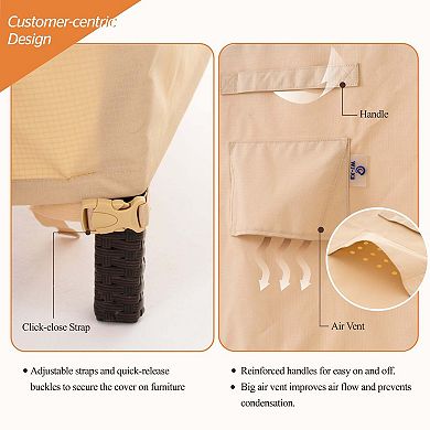 Premium Waterproof Outdoor Patio Chair Cover: Latest Rip-Stop Fabric