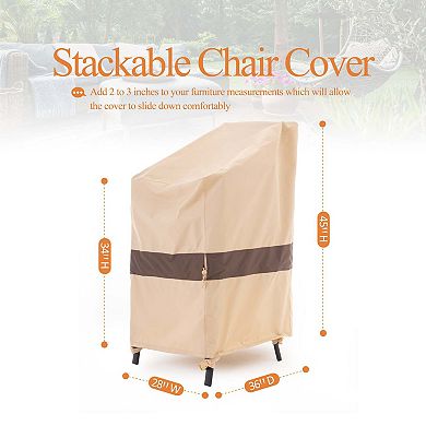 Premium Waterproof Outdoor Patio Chair Cover: Latest Rip-Stop Fabric