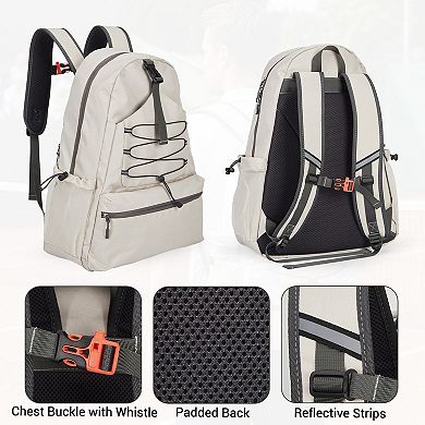 Tennis Backpack, 2 Racket Pickleball Bag with Separate Shoe Compartment, Large Tennis Racket Bag