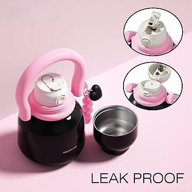 Water Bottle With Straw And Bowl Insulated Tumbler
