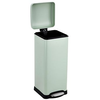 8 gal/30 L Kitchen Trash Can, Fingerprint-Proof Stainless Steel Garbage Can with Soft-Close Lid