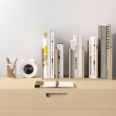 Furinno Desk Organizer Office Shelf with Compartment Stores for Bedroom Kitchen